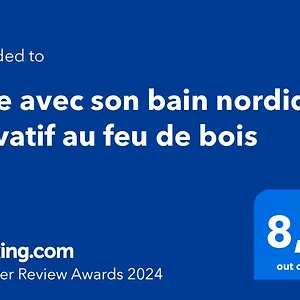  Hébergement de vacances Avec Son Bain Nordique Privatif Au Feu De Bois